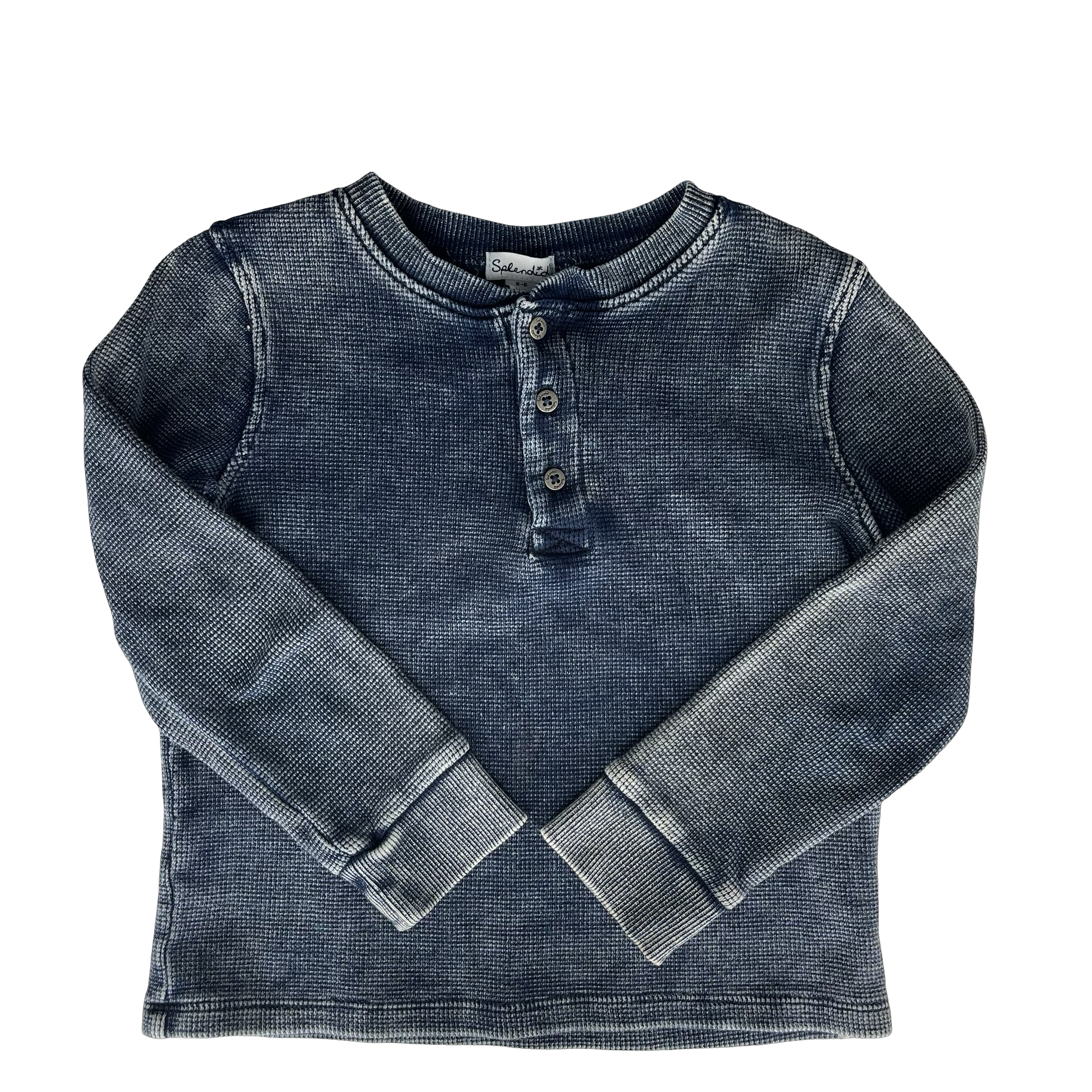 Splendid Blue Jean Long-Sleeve Shirt 5-6Y
