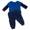 Splendid Blue Top and Sweatpant 3-6M