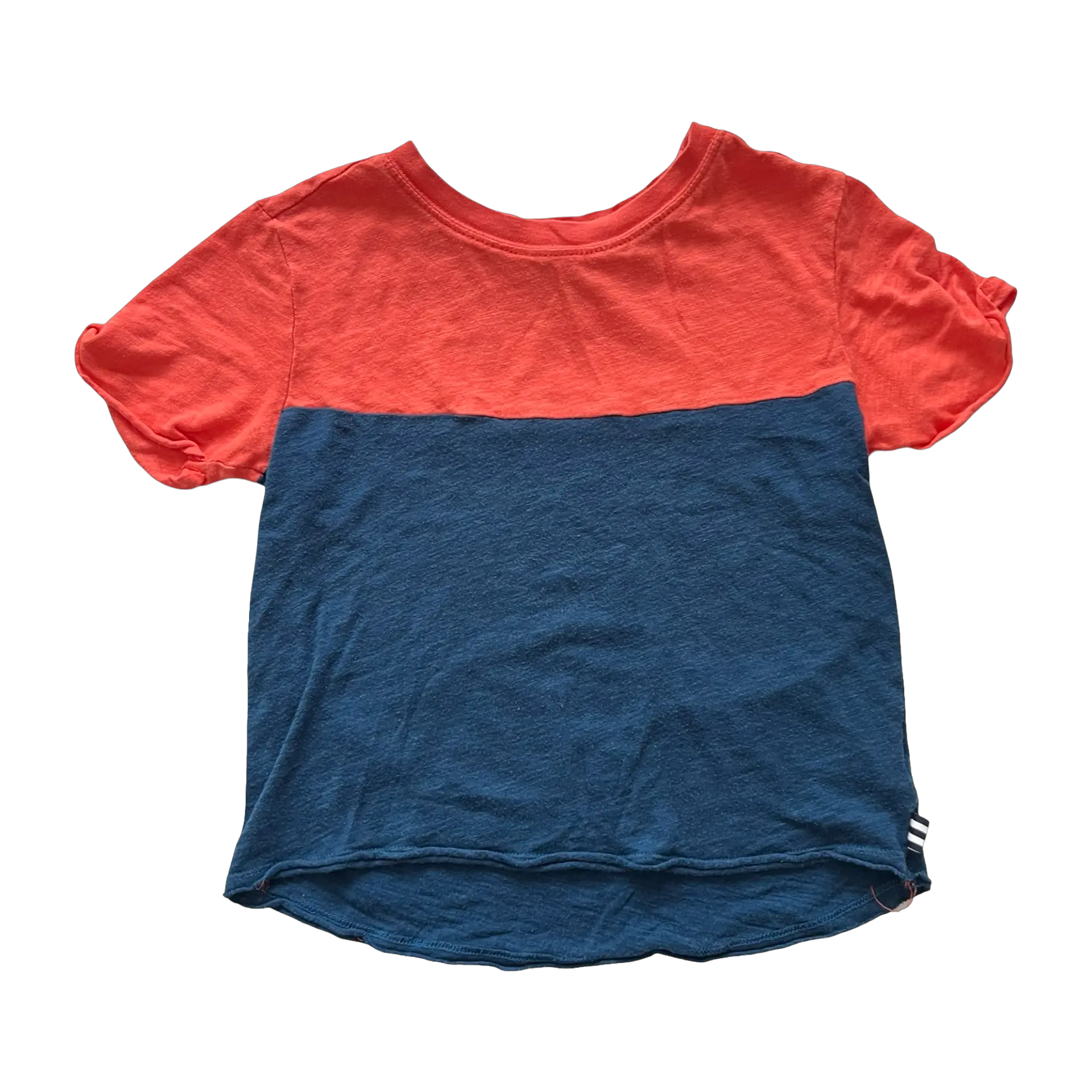 Splendid Orange and Blue T-Shirt 4Y