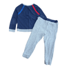 Splendid Sweat Set - Navy Crewneck with Matching Grey Sweatpants 7Y