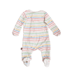 Magnetic Me Striped Colorful Footie Onesie Newborn