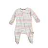 Magnetic Me Striped Colorful Footie Onesie Newborn