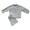 The Little White Company Brushed-Flannel Gingham-Print Cotton Pajamas 4Y