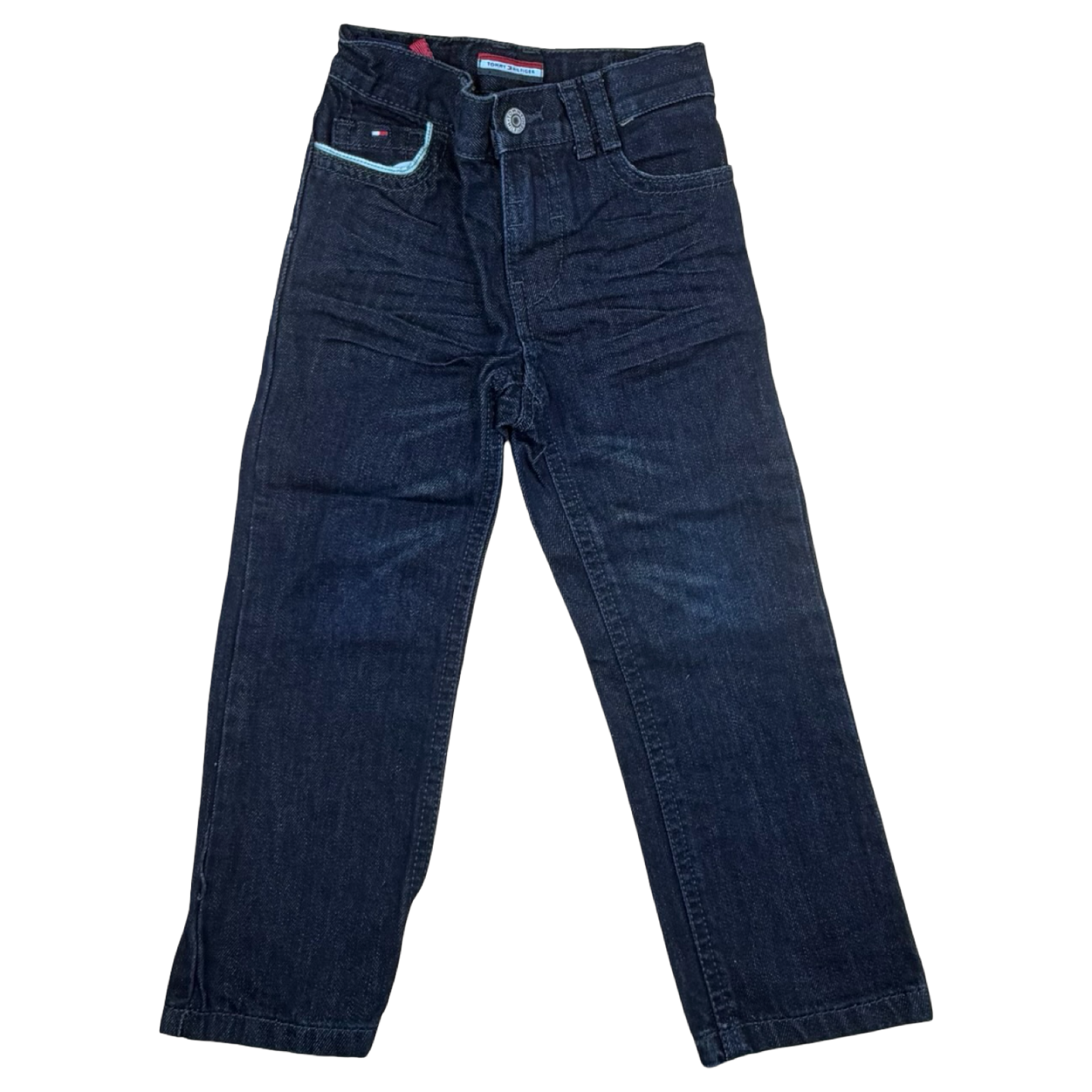 Tommy Hilfiger Dark Wash Straight Jeans 3Y