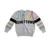 United Colors of Benetton Grey "Benettown" Skyline Sweater 4-5Y
