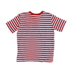 United Colors of Benetton Red and White Striped T-Shirt 6-7Y