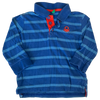 United Colors of Benetton Blue Striped Long Sleeve Polo 2Y
