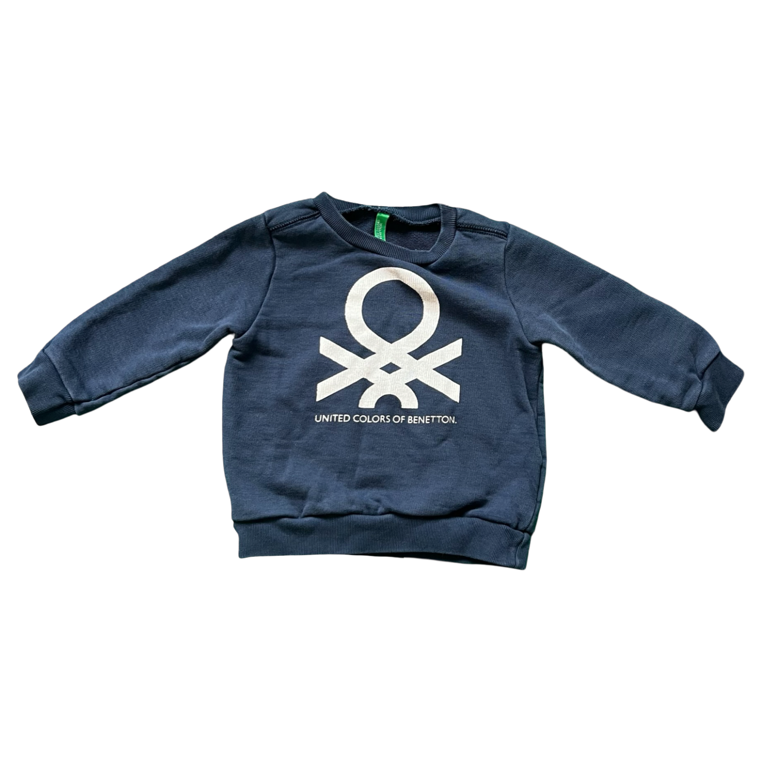United Colors of Benetton Logo Navy Sweatshirt 1Y