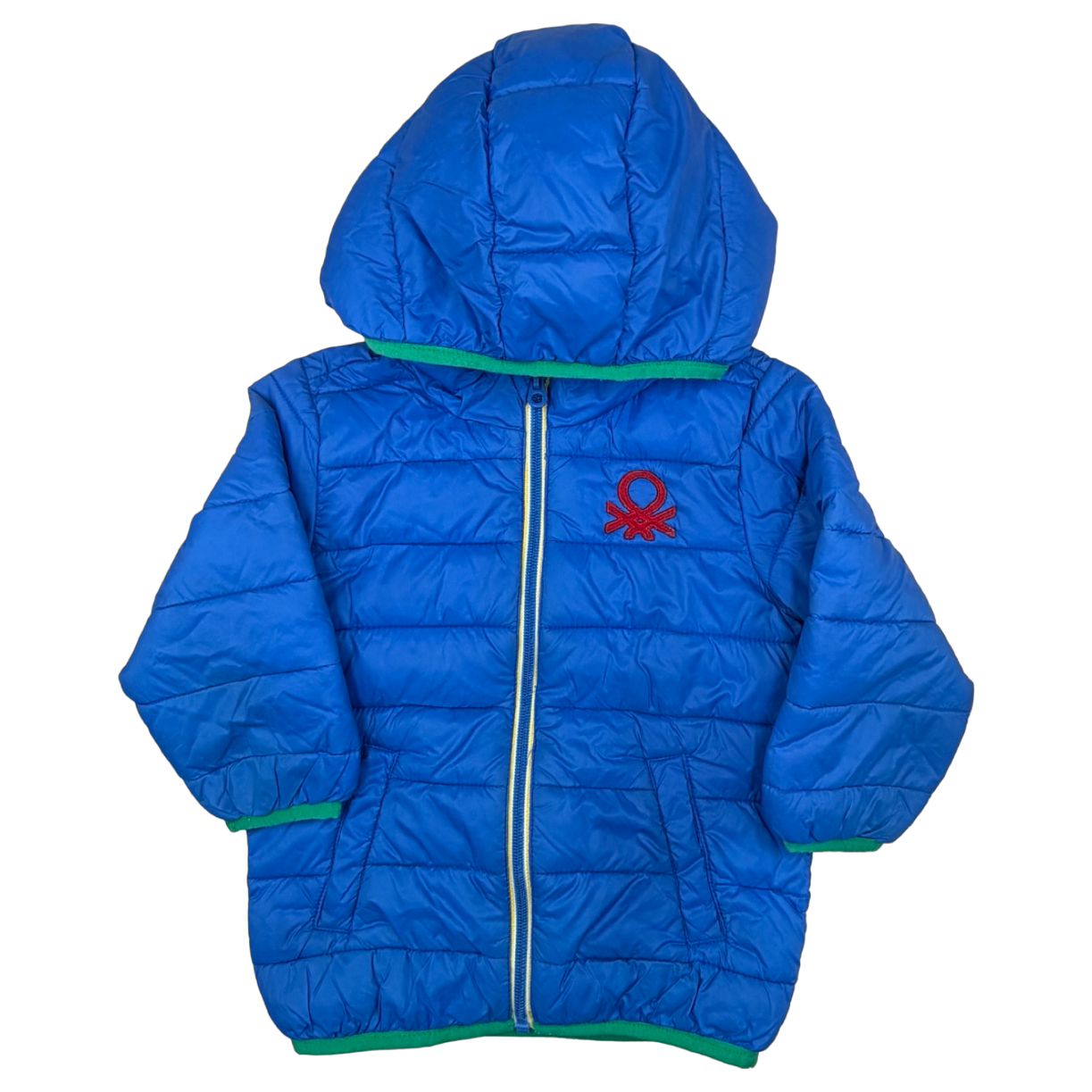 United Colors of Benetton Blue Puffer Jacket 18-24M