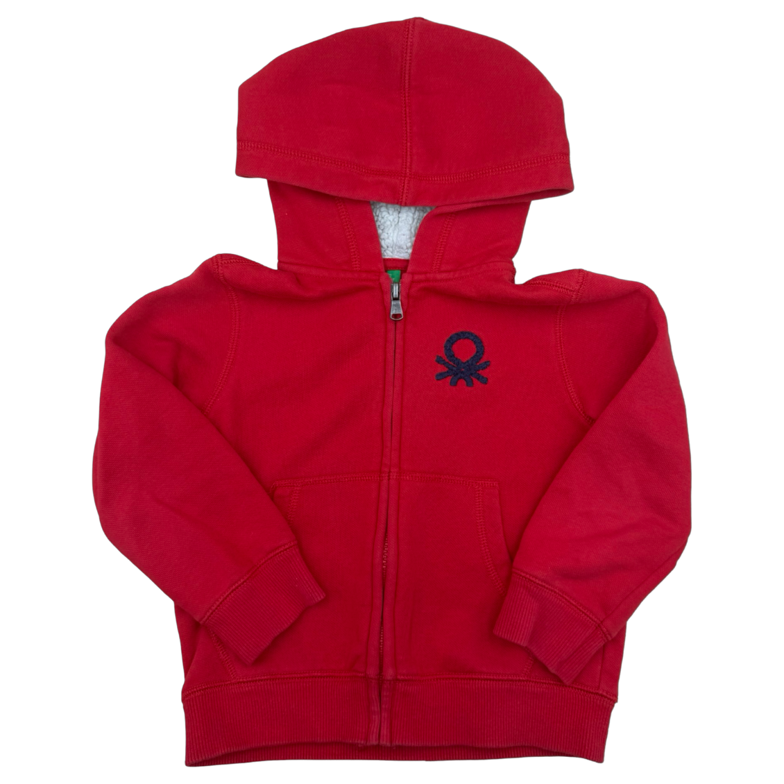 United Colors of Benetton Red Hoodie 4-5Y