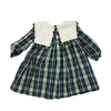 Cecil and Lou Green Checkered Long Sleeve Dress 24M