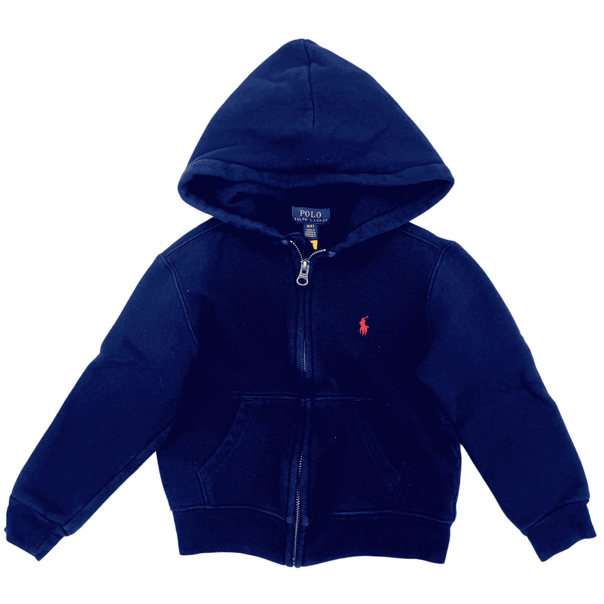 Ralph Lauren Classic Long sleeve Zip-up Hoodie 4Y
