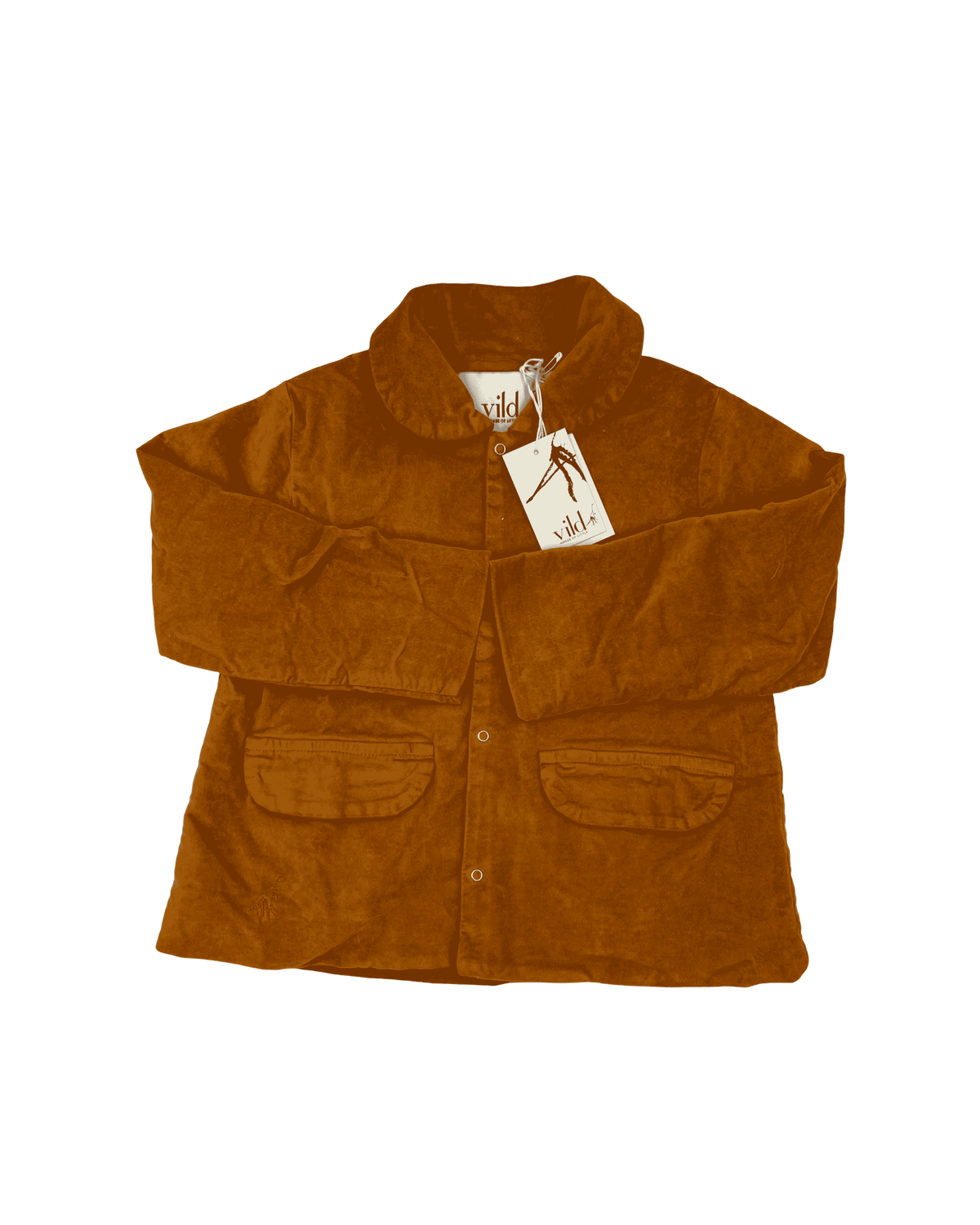 Vild House of Little Brown Velvet Jacket 2-3Y