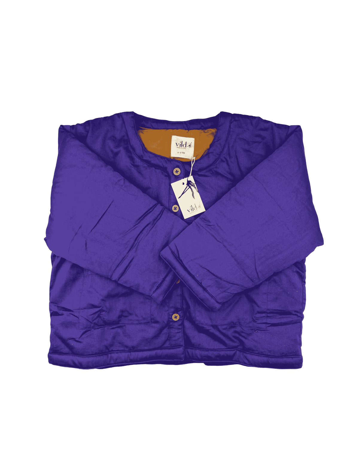 Vild House of Little Purple Puffer Jacket 4-5Y