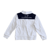 Vineyard Vines White and Black Quarter-Zip Pullover 3Y