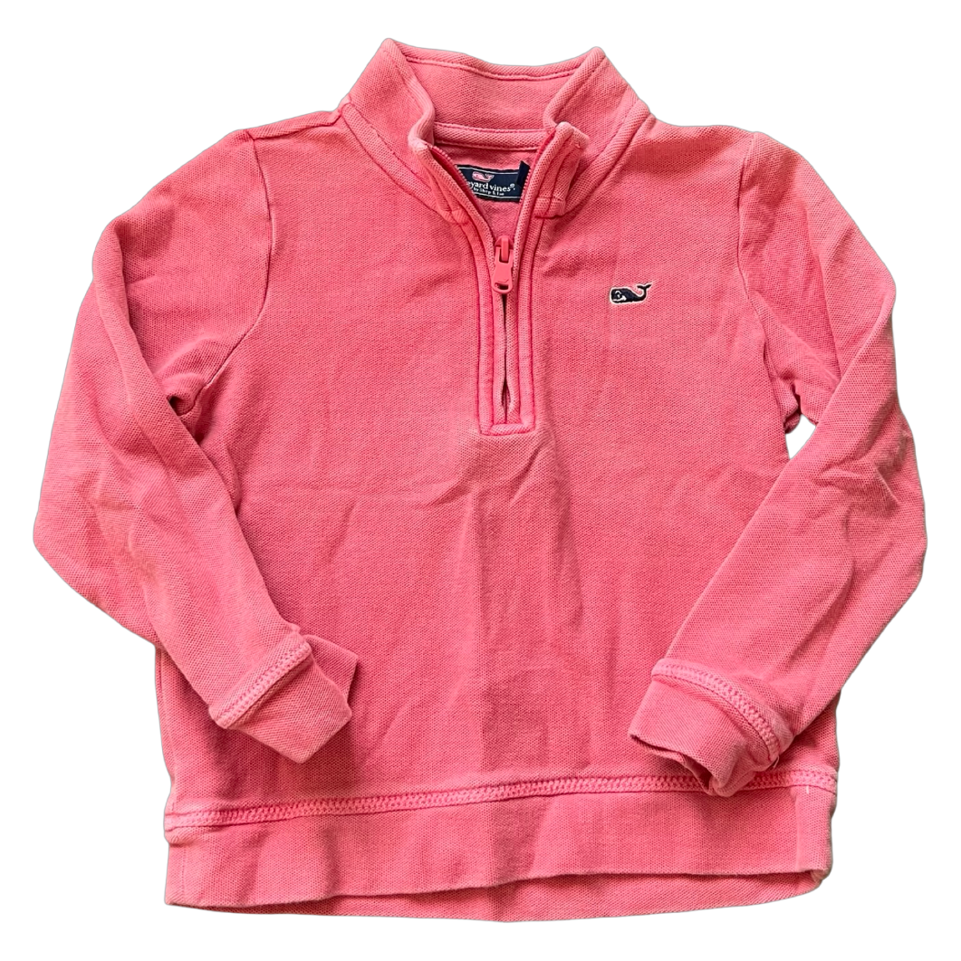 Vineyard Vines Salmon Quarter Zip 3Y