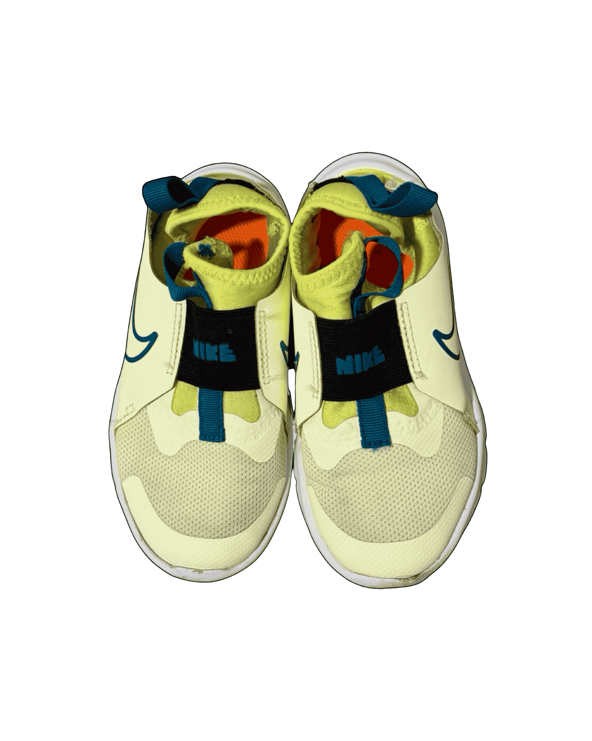 Nike Flex Runner Yellow and Blue Sneaker 11C