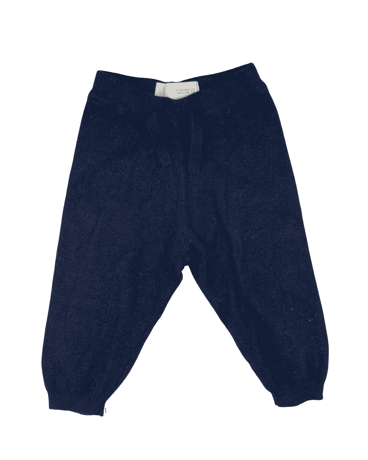 Zara Navy Knit Joggers 2Y