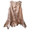 COS Rose Gold Metallic Shift Dress 1-2Y