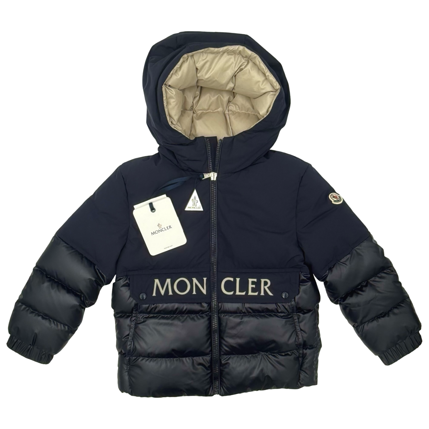 Moncler Navy Andres Jacket 6Y