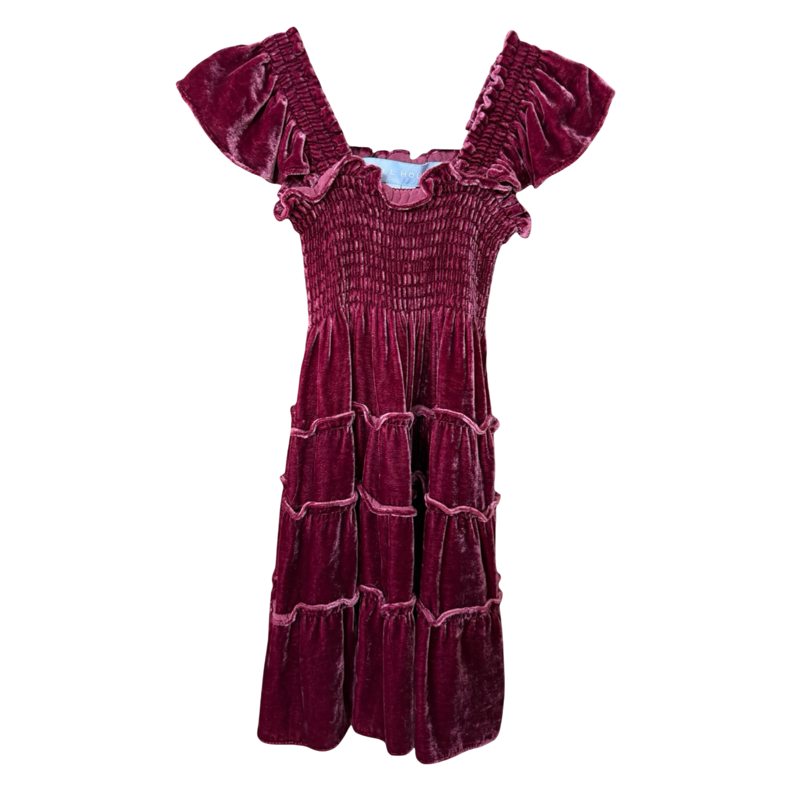 Hill House Plum Velvet Nap Dress 3/4Y