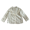 Bonpoint Floral Ruffle Blouse 4Y